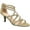Gold Glitter, variant on Womens 512537 Glitter Strappy Pumps