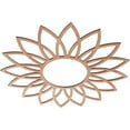 thumbnail image 2 of Ekena Millwork 30"OD x 10 1/2"ID x 3/8"T Daisy Wood Fretwork Pierced Ceiling Medallion, Cherry, 2 of 3