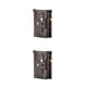 thumbnail image 1 of Cartera Sonducket para hombre Vintage cerrojo monedero doble multifuncional para tarjetas color rojo Vino, 1 of 6
