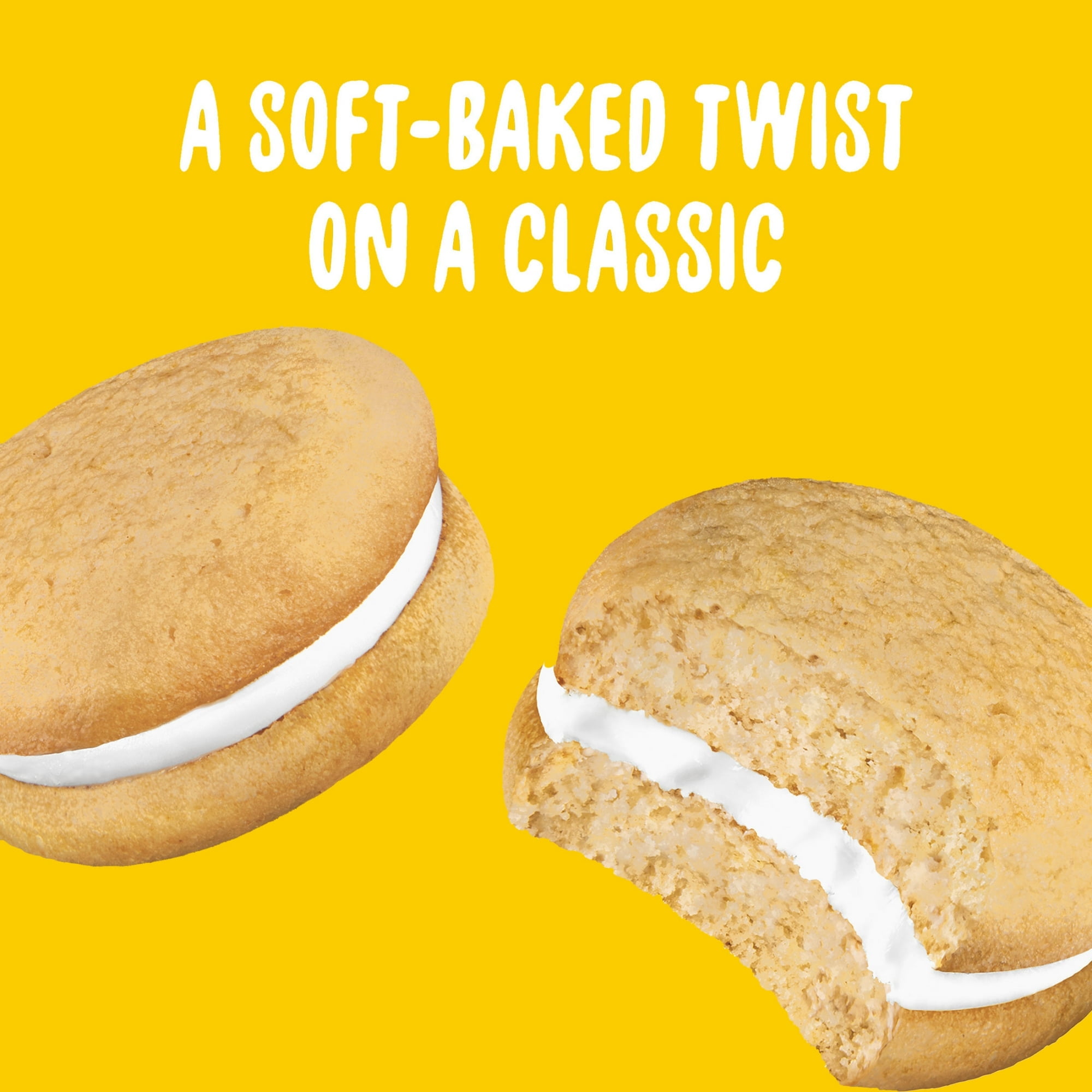 OREO Golden Cakesters Soft Snack Cakes, 5 - 2.02 oz Snack Packs -Pack of 4