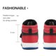 thumbnail image 4 of Zapatillas de baloncesto altas para niños DREAM PAIRS Rojo Azul Talla 3, 4 of 5