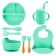 thumbnail image 1 of Juego de Babero y Accesorios de Silicón Aquila Aqua, 1 of 1