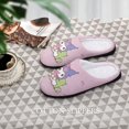thumbnail image 5 of Womens Cozy Slippers Kuromi And My Melody Warm Soft Plush Slipper Slip-on House Shoes for Home Indoor Outdoor, 5 of 7