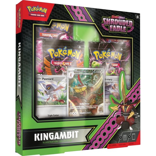 Juego de cartas coleccionables Pokémon Kingambit Illustration Rare Box