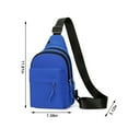 thumbnail image 3 of Pompotops Crossbody Sling Chest Backpack, Waterproof Strap Bag Crossbody Backpack With Headphone Hole Strap Backpack Hiking Backpack Multipurpose Crossbody Chest Bag, 3 of 5