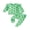 Green, variant on Toddler Baby Boy Girl St.Patrick's Day Outfit Shamrock Print Long Sleeve Crewneck Sweatshirt Tops and Pants Cute Clothes Set