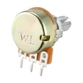 thumbnail image 3 of Potenciómetro Uxcell WH148 Resistencias Variables de Carbono de 18 piezas de una vuelta, 3 of 5