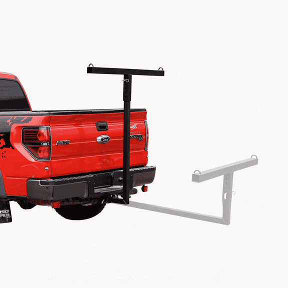 Vantana Truck Bed Extender 350 lbs Capacity, Adjustable Steel Hitch Mount, Fits Short Bed Trucks, SUVs & Vans, Black