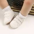 thumbnail image 2 of Toddler Baby Boys Girls Soft Sole Sneakers Kids PU Leather Crib Shoes, 2 of 8