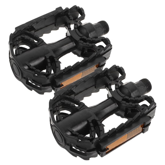 BESTYASH 1 Pair Black Folding Bike Pedals Lightweight Quick Install Replacement Cycling Accessories for