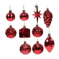 thumbnail image 3 of Juego de 10 bolas decorativas navideñas perfecl rojo, 3 of 8