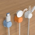thumbnail image 2 of zhangmingg Rotatable Desktop Organizer for Data Storage and Charging Management Efficient Wire Clamp Fixing Solution 3PCS, 2 of 8