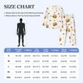 thumbnail image 2 of Mens Pajamas Set, Cute Food Tomato Chili Button Down Long Sleeve Loungewear Sleepwear Pjs sets for Men, 2 of 5
