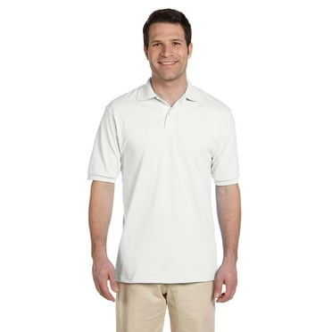 Jerzees Adult 5.6 oz. SpotShield™ Jersey Polo XL WHITE