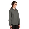 thumbnail image 4 of Port Authority Ladies SuperPro Twill Shirt-3XL (Sterling Grey), 4 of 6
