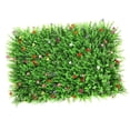 thumbnail image 3 of Césped artificial verde para decoración de bodas Césped de eucalipto con flor, 3 of 8
