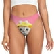 thumbnail image 1 of Fotbe A Funny Cat Tanga Sin Costuras para Mujer con Estampado – Panties Invisibles, Transpirables y Cómodos para Uso Diario-X-Small, 1 of 6