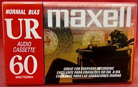 Maxell Audio Cassette Normal Bias UR 120 IEC Type EQ 120us Pack of 5 
