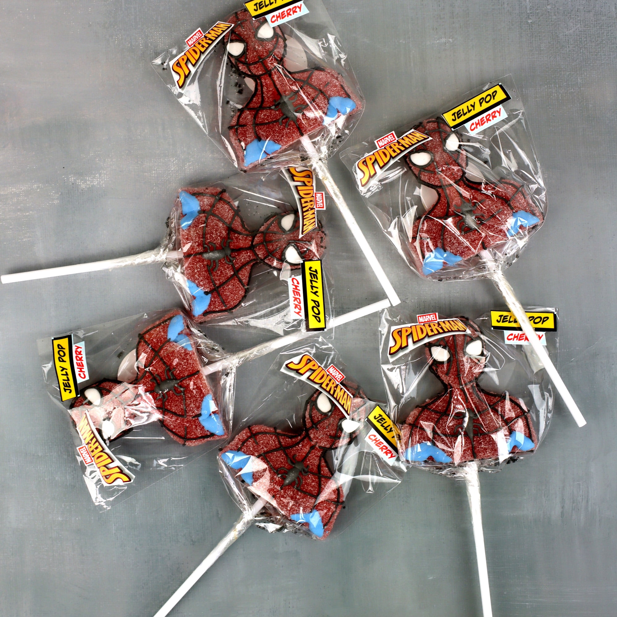 Frankford Marvel Spider-Man Cherry Flavored Jelly Pop