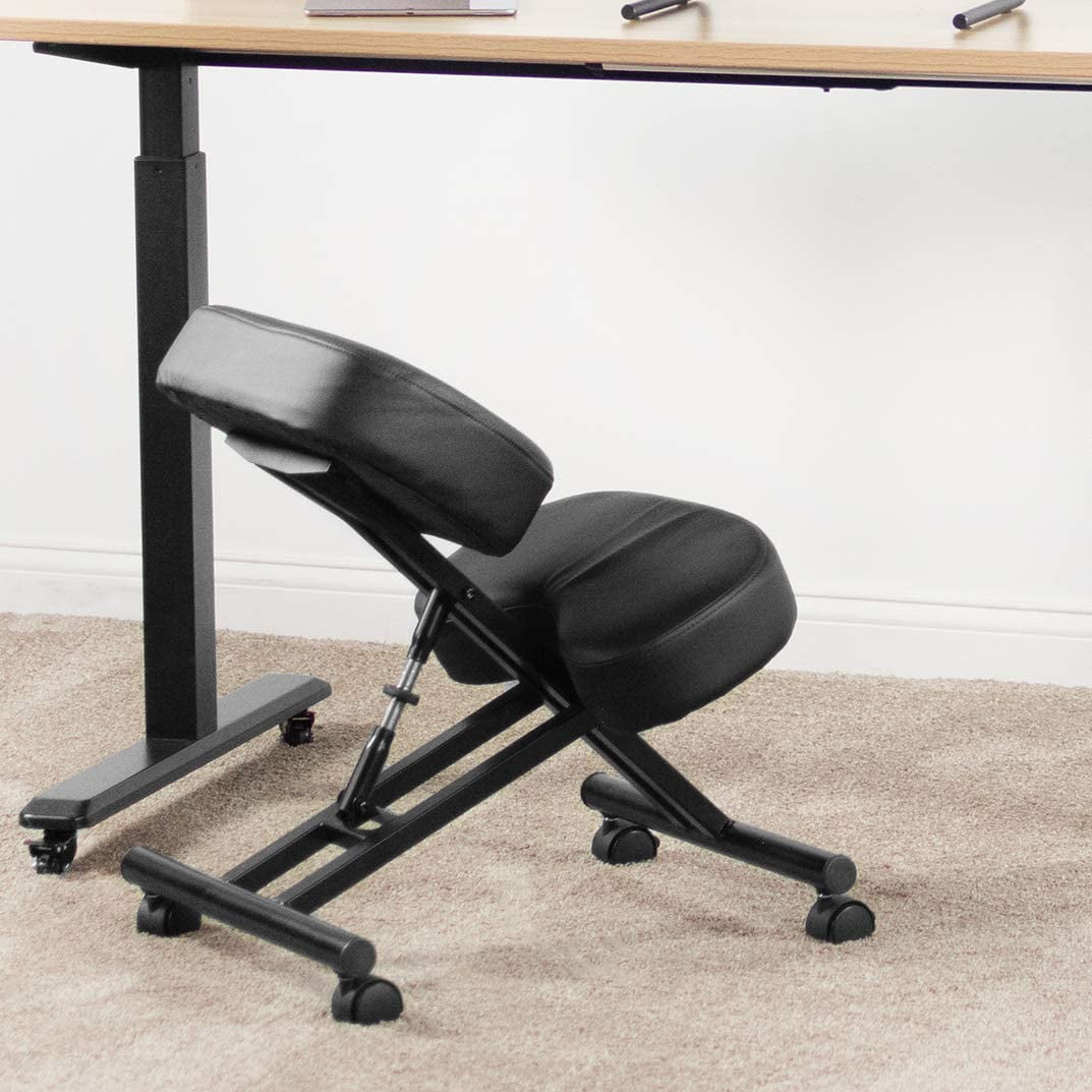 VIVO DN-CH-K02B Ergonomic Kneeling Chair with Back Support by Upmost Office