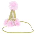 thumbnail image 4 of Adorable Pink Cone Headband Crown Accessory For Girls Birthday Party 1Pcs, 4 of 4