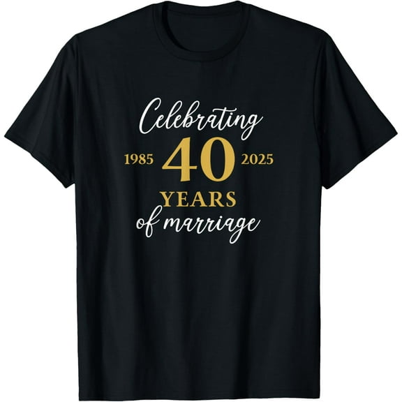 Funny 40 Years of Marriage 1985 40th Wedding Anniversary T-Shirt