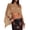 Khaki, variant on Women Sheer Poncho Top Light-Weight Knit Crochet Shrug Mesh Batwing Sleeve Sweater Cover Up Green M