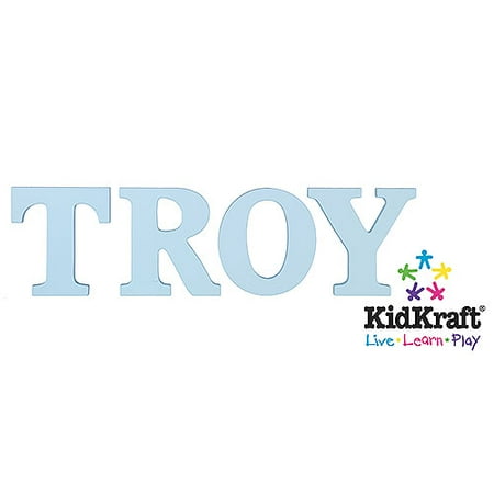 KidKraft 8 inch Wood Letter Z - Sky Blue