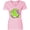 AD-Pink, variant on Love, Care, Cure Lymphoma Awareness Lime Green Ribbon Hearts Women's V-Neck T-Shirt