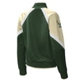 thumbnail image 3 of Women's Starter Hunter Green Milwaukee Bucks Slam Dunk Raglan Full-Zip Track Jacket, 3 of 3