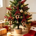 thumbnail image 2 of huayou Christmas Bell Ornament, Rustic Rattan Woven Decor, Living Room Dining Kitchen Home Holiday Decoration, Xmas Decorations Indoor Outdoor Use, Christmas Decor, 2 of 6