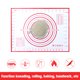 thumbnail image 4 of Alfombrillas de silicona para hornear, alfombrilla reutilizable para utensilios de cocina (rojo 30x40cm) Tmvgtek Libre de BPA, 4 of 6