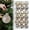 U-B, variant on Christmas Decorations Indoor 8 Inches Shatterproof Large Candy Gold Christmas Ball Decoration Christmas Holiday Decoration Ball Christmas Ball Ornaments Sliver