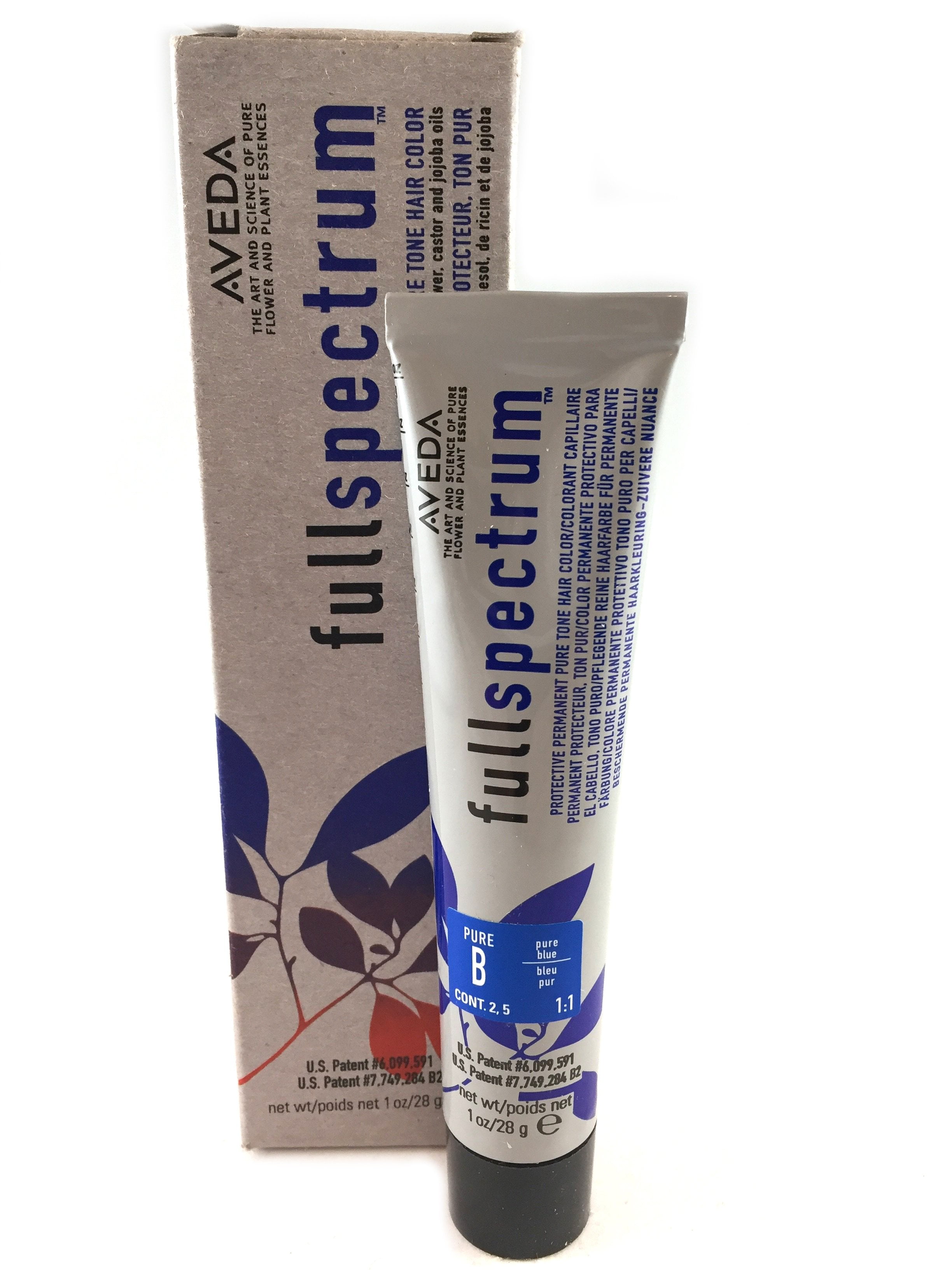 Aveda AVEDA FULL SPECTRUM PERMANENT PURE B blue TONE hair color dye