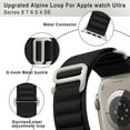 thumbnail image 6 of LEIXIUER Alpine Loop Band Compatible with Apple Watch Bands iWatch Band 38mm 40mm 41mm 42mm 44mm 45mm 49mm Women Men, Sport Loop Braided Nylon Strap for iWatch Series Ultra 9 8 7 SE 6 5 4 3 2 1 Bands, 6 of 14