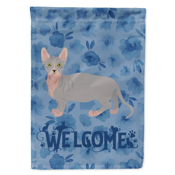 Bambino #1 Cat Welcome Flag Canvas House Size