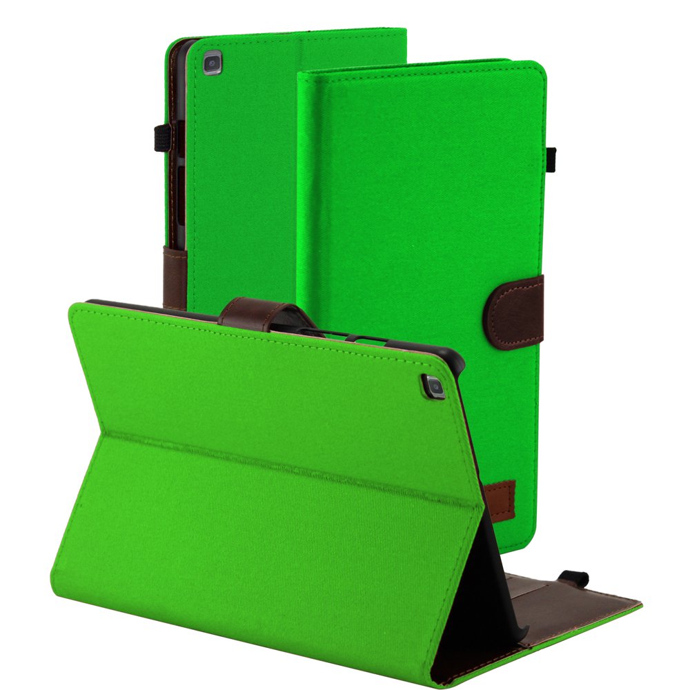 Galaxy Tab A 8.0 Case, Fits 2019 model T290 T295, Premium PU Portfolio Canvas Fitted Lightweight