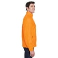 thumbnail image 3 of Men's 8 oz. Full-Zip Fleece - SAFETY ORANGE - XL, 3 of 3