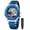 Blue2, variant on Vintage Watch for Men Engraved Automatic Self-Wind Mechanical Big Dial Luminous Moon Phase Golden Hollow Tattoo Pattern Wrist Watches, Mechanical