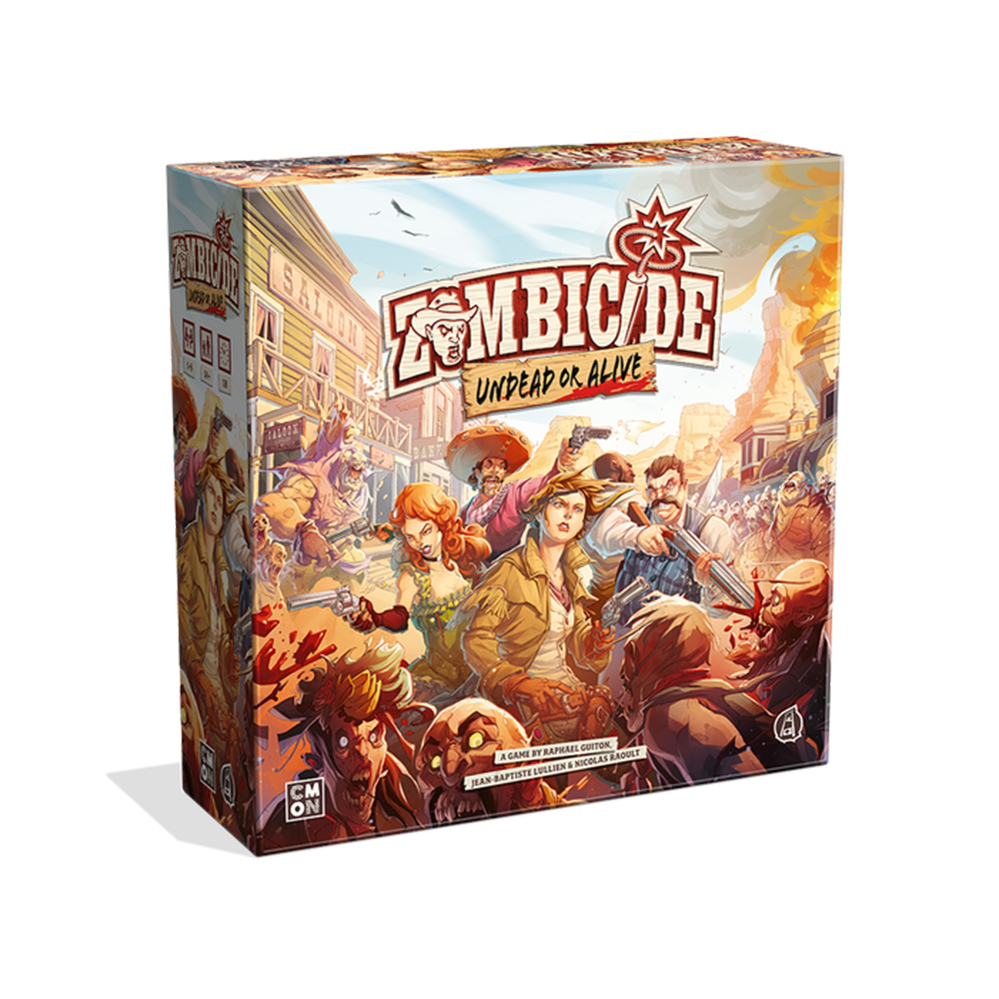 Zombicide: Undead or Alive Old West Cooperative Board Game by Asmodee for Ages 14+
