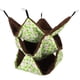 thumbnail image 5 of Hamaca de triple capa para animales pequeños, jaula para mascotas, hámster, cama colgante suave y cálida para dormir (9.1 x 9.1 in, 9 x 9 pulgadas, verde pequeño), 5 of 5
