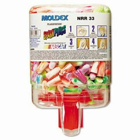Moldex Earplug Dispenser System, Cordless, Random Colors, 250 Pairs (MLX 6644)