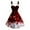 Multicolor2, variant on Simua Christmas Dresses for Women Vintage A-Line Strap Cocktail Dress Christmas Printed Xmas Party Swing Dress