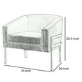 thumbnail image 5 of Coaster Metal Frame Accent Chair in Chrome, 5 of 6