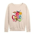 thumbnail image 3 of Coca-Cola - Colorful Coke Collage - Women's French Terry Long Sleeve Shirt, 3 of 5