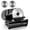 7.5in *2 Black, variant on CUSIMAX Electric Meat Slicer – Dual 7.5″ Stainless Steel Blades, 1–20 mm Thickness Knob, Easy-Clean Removable Food Carriage, Perfect for Meat, Cheese, Bread & More