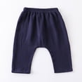 thumbnail image 2 of Kogui Boys Cargo Pants Toddler Baby Boy Fall Pants Active Jogger Casual Athletic Trousers Solid Color Pocket Elastic Waist Harem Bottoms 2T 3T (Navy,2-3 Years), 2 of 7
