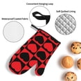 thumbnail image 4 of ZICANCN Oven Mitts and Pot Holders Sets , Valentine'S Day Love Baking Sets for Kitchen BBQ Gloves Heat Resistant Cooking 4 Pieces, 4 of 8