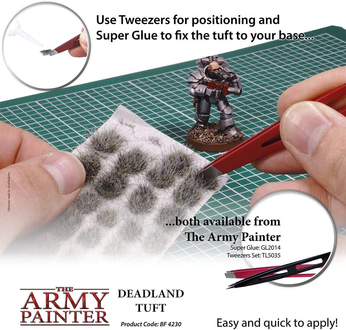 Battlefield: Highland Tuft By Army Painter - Realistic Grass Tufts For Miniature Model Basing (3 Sizes)