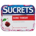 Sucrets Sore Throat Lozenges, Wild Cherry Flavor, 18 Count - Walmart.com